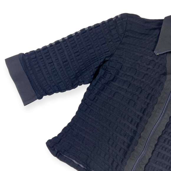 Rayure Paris Black Zip Up Selma Top - Picture 8 of 12